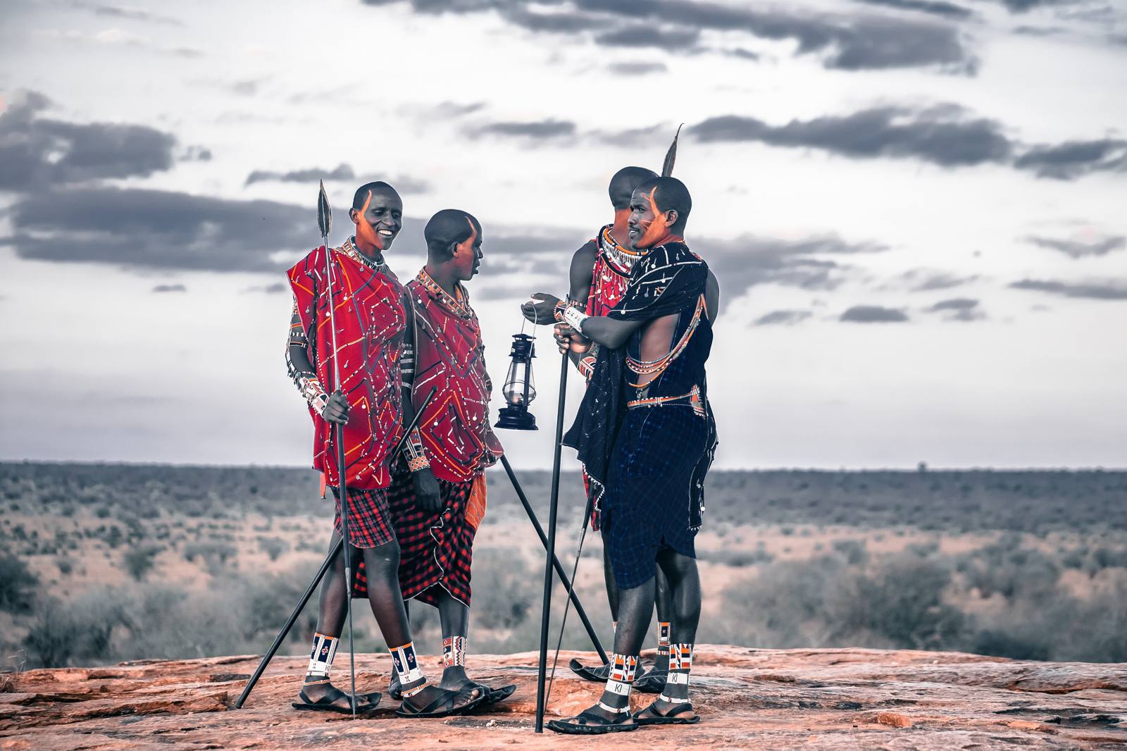 Maasai community members